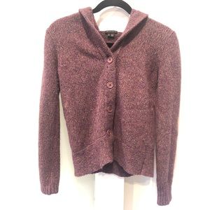 Theory Wool Hoodie Cardigan